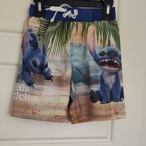 Disney Lilo & Stitch Kids Shorts - Blue and Tan